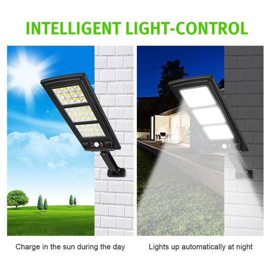 Powerful Solar Lights Outdoor 30000w Solar Light Of Motion Sensor Solar Lamps Waterproof Solar Garden Light Street Yard Light