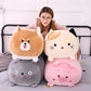 Hot Soft Animal Cartoon Pillow Cushion Cute Fat Dog Cat Penguin Pig Plush Toy Stuffed Lovely kids Birthday Gift