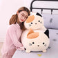 Hot Soft Animal Cartoon Pillow Cushion Cute Fat Dog Cat Penguin Pig Plush Toy Stuffed Lovely kids Birthday Gift