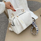 Spring and Summer Ins Fashion Hand Holding Wide Shoulder Strap Pillow Bag