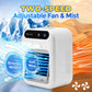 USB Wireless Portable Air Conditioner Mini Air Cooler Fan 500ml Ice Water Spray Humidifier For Home Air Conditioning Mist Fan