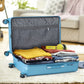 20" 24" 28" Luggage Set Blue Hardside Lightweight Suitcase Trolley Case TSA Lock