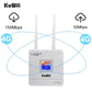 KuWFi 4G LTE CPE Wifi Router with Sim Card Slot 150Mbps Wireless Router Unlocked 4G Wifi Modem With External Antenna WAN/LAN