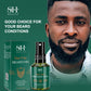 2023 Biotin Beard Oil For Men Natural Tea Tree Nourishing Regrowth Oil Anti Hair Loss Product Man Beard Hair Growth Essence Oil