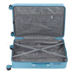 20" 24" 28" Luggage Set Blue Hardside Lightweight Suitcase Trolley Case TSA Lock