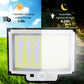 318/328/348 LED Outdoor Solar Lights Super Bright 3 Modes Flood Lights IP65 Waterproof Wall Lamp with Remote for Yard Garden