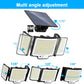 318/328/348 LED Outdoor Solar Lights Super Bright 3 Modes Flood Lights IP65 Waterproof Wall Lamp with Remote for Yard Garden